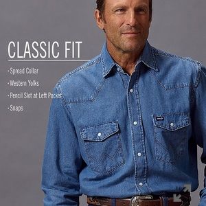 Wrangler Button Down Shirt